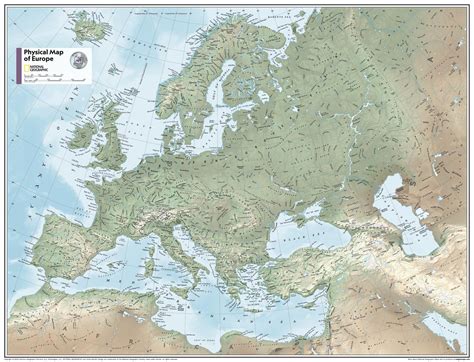 World Geography Europe Physical Map at Bernard Baril blog