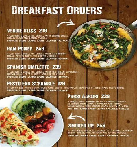 Menu at Bon Nourriture, Chandigarh, 2