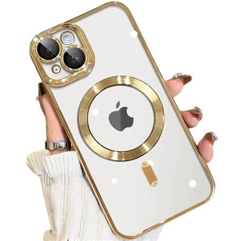 VONZEE® Clear Logo Electroplating Transparent Case for iPhone 14 Plus ...