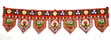 MGC Red Velvet Flower Design with Traditiona Elephant and Peacock ...