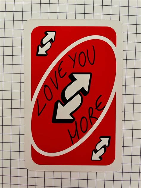 Love you more 💌 ️ uno games | Idées de cadeau pour petit ami ...