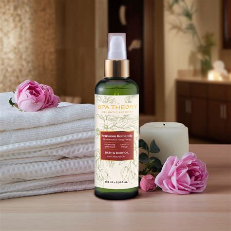 Romantic Ylang Ylang Massage Oil with Rosewood | Spa Theory