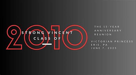 Strong Vincent Class of 2010 15 year reunion, Victorian Princess Cruise ...
