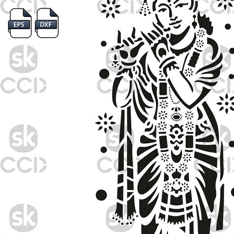 Buy Krishna | Lord Krishna Indian God | Krishna Wall Decor | Laser ...