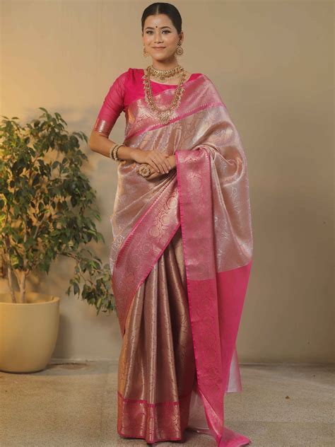 Buy Tissue Sarees Online at Best Price | Banarasee