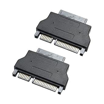 Acxico 2 Pcs 1.8" Micro SATA SSD Serial ATA HDD 16 to 22 Pin 2.5" SATA ...