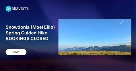 Snowdonia (Moel Eilio) Spring Guided Hike BOOKINGS CLOSED, Llanberis ...