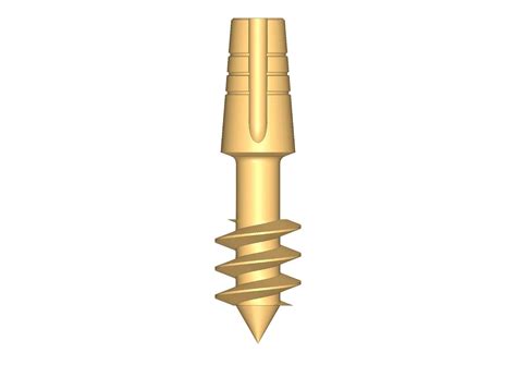 Impact Bicortical Screw Sharp Tip Dental Implant 4.5 mm – Dentaid Devices