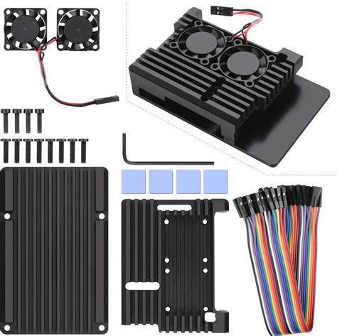 REES52 Raspberry Pi Case Metal Case for Raspberry Pi 3B + / 3B / 2B ...