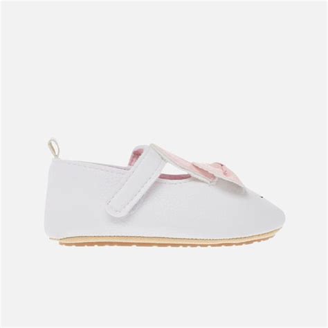 Juniors Bunny Booties with Velcro Straps