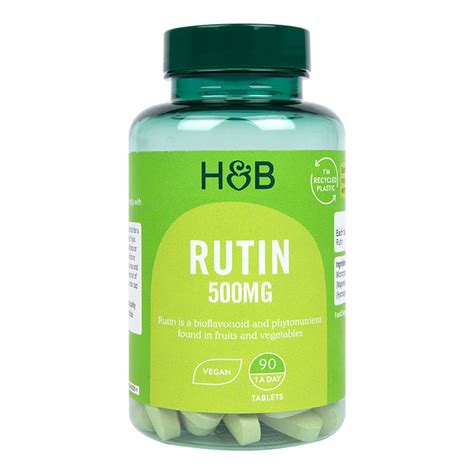 Holland & Barrett Rutin 500mg 90 Tablets | Holland & Barrett