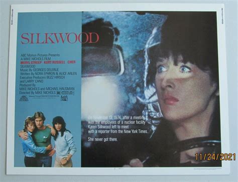 SILKWOOD ORIGINAL ROLLED 22X28 MOVIE POSTER 1983 HALF SHEET MERYL ...