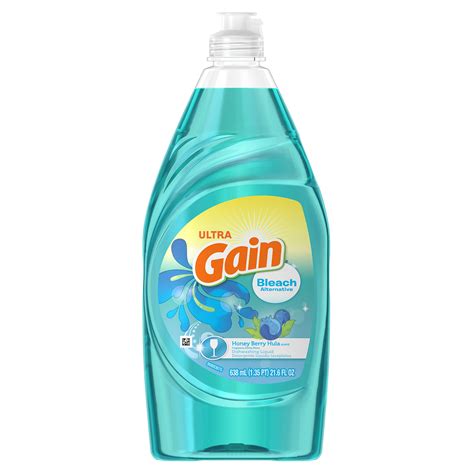 Amazon.com: Gain Ultra Bleach Alternative Dishwashing Liquid Dish Soap ...