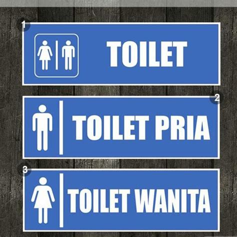 Jual sign toilet mushola pria wanita akrilik - Kota Surabaya - Piramida ...