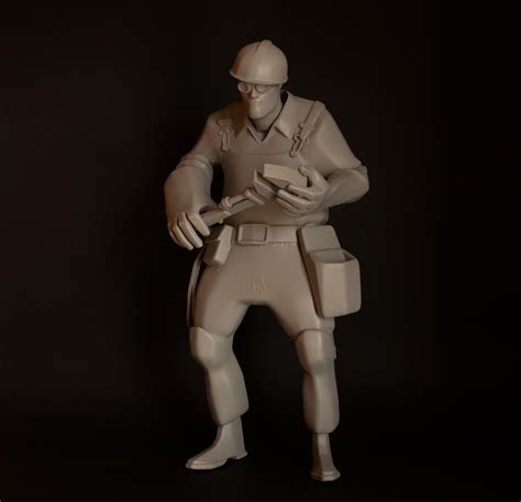 Engineer TF2 3D Model 的图像结果