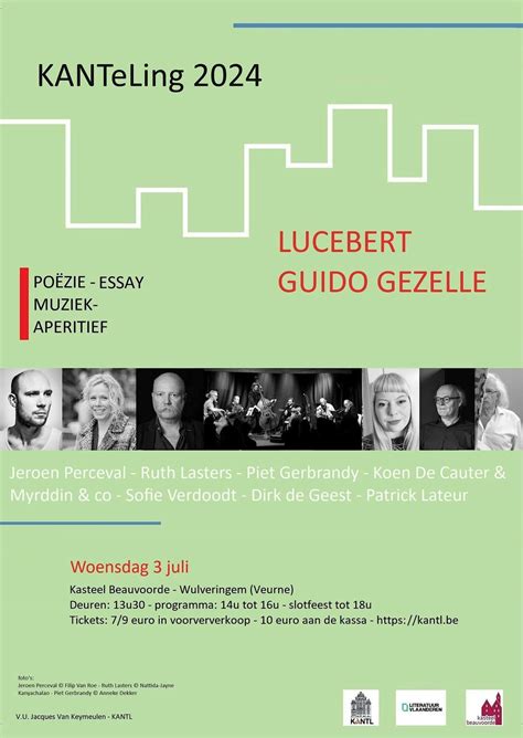 KANTeLING 2024 - LUCEBERT & GEZELLE, Kasteel Beauvoorde, Veurne, 3 July ...
