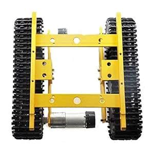 REES52 T100 DIY WiFi Smart Tank Chassis Intelligent Aluminum Robot Car ...