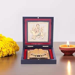 Buy INTERNATIONAL GIFT® Durga MATA Charan Paduka Pocket Temple Small ...