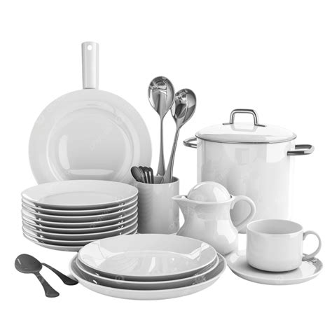 Hotel Restaurant White Dishes Assortment Stylish Crockery Set Luxury ...