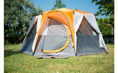 Coleman Octagon family tent for 8 people orange - Berger Camping