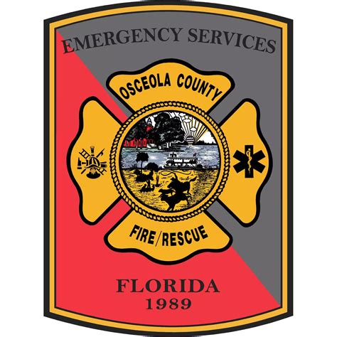 Osceola County Fire Rescue and EMS Ribbons (FL) - CFE-Tagman
