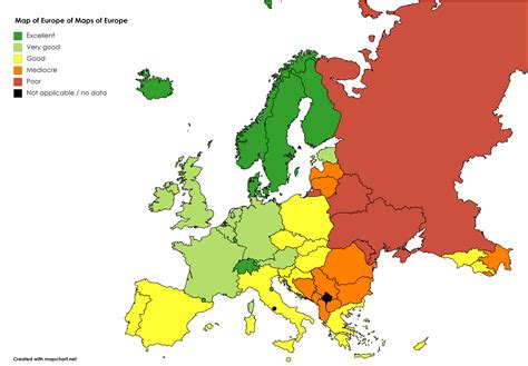Map of Europe of Maps of Europe : r/MapPorn