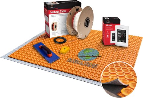 Nuheat nVent Home Radiant Floor Heating Kit 50 Sq Ft 120V with Duo Heat ...