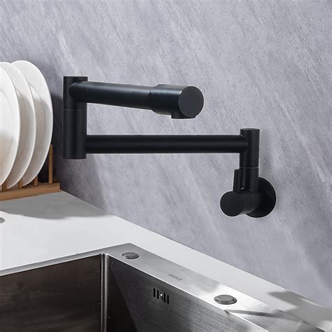 Pot Filler Kitchen Faucet Only Cold Water Stainless Steel, Brushed ...