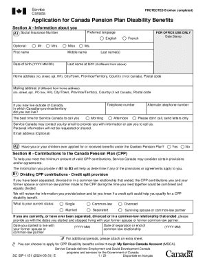 Canada SC ISP-1151 2024-2025 - Fill and Sign Printable Template Online