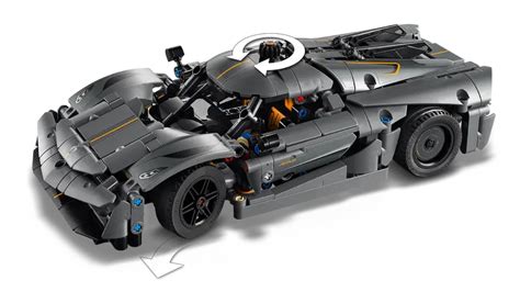 LEGO Technic Koenigsegg Jesko Absolut Grey Hypercar, Sports Car ...