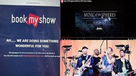 Coldplay fans left in cold; BookMyShow crashes minutes before concert ...