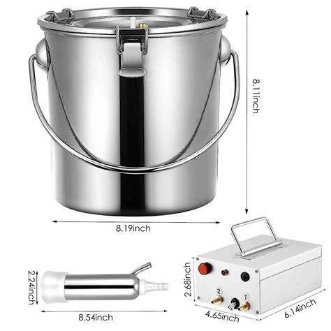 Buy 7/14L Cow Milking Machine Rechargeable Use Electric Vacuum ...