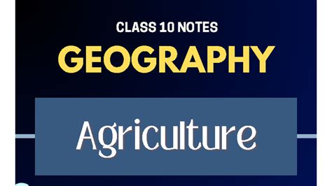 Agriculture(Prashant Kirad) - CLASS 10 NOTESCLASS 10 NOTES PRASHANT ...