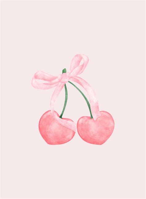 Póster de coqueta, póster de cereza de coqueta, arte de coqueta ...