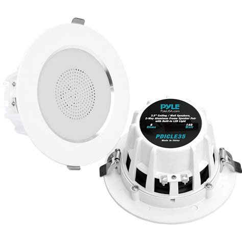 Pyle Ceiling Speakers, In-Wall / In-Ceiling Dual 3.5-Inch Speaker ...