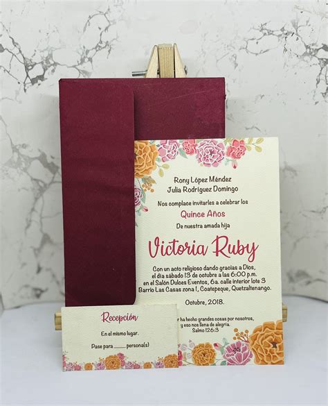 Invitaciones De Quince Anos