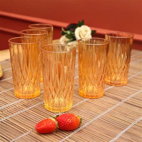 Golden Ripple Cut Tumblers – Blluex