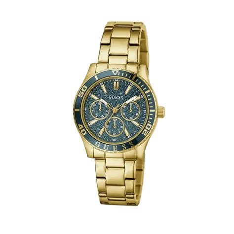 Guess Quartz Green Dial Analog Multi-Function Women's Watch GW1035L2 ...