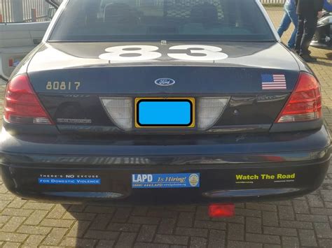 LAPD Los Angeles bumper stickers Ford Crown Victoria India | Ubuy