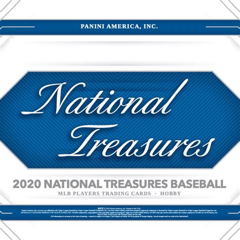 【品質保証書付】 トレーディングカード 2020 Panini National Treasures 野球趣味ボックス-