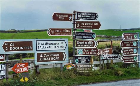 Irish Road Sign Guide – Road Signs Ireland Map – UAHX