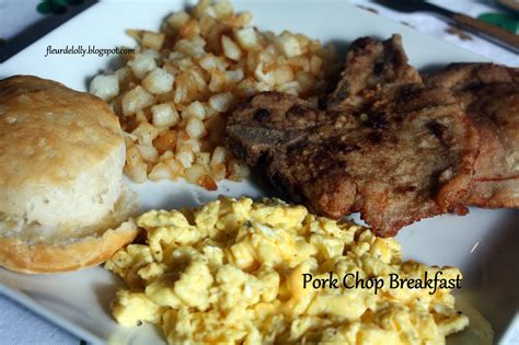 Fleur de Lolly: Pork Chop Breakfast
