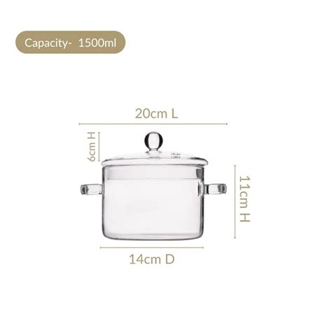 Glass Curry Pot Online - Premium Cooking Pot | Nestasia