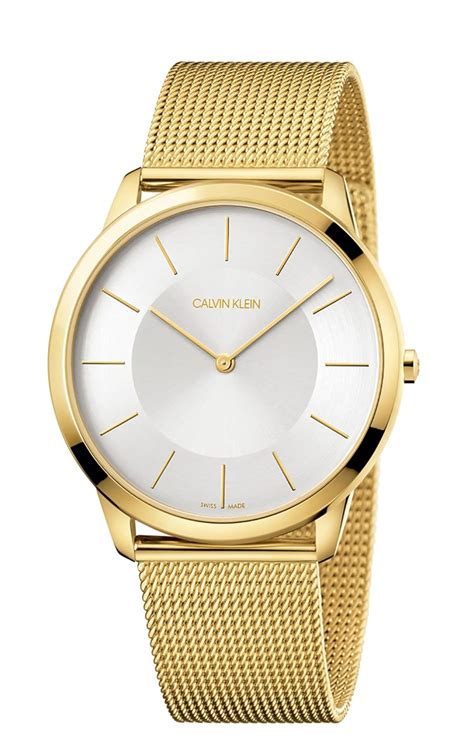 Calvin Klein Quartz Movement Analogue Silver Dial Watch -(K3M2T5260 ...