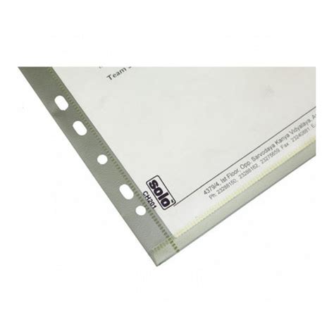 Buy Solo Document File bag Transparent Yellow A4 CH 201 Online at ...