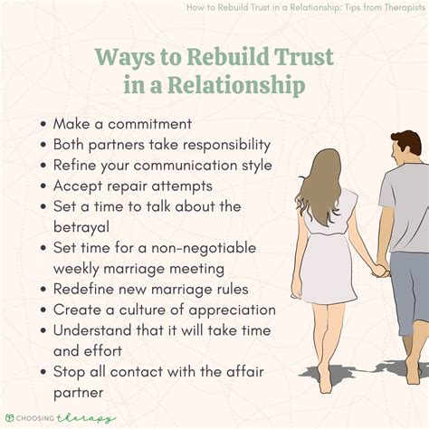How to Rebuild Trust in a Relationship: 20 Tips from Therapists