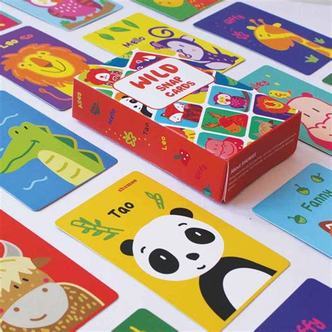 Snap Cards: Buy Animal Snap Card Game for Toddlers Online in India – Shumee