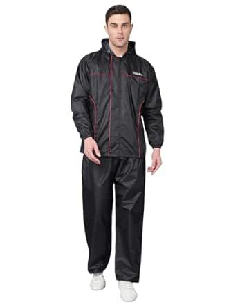 Buy Dollar Rainguard Men's PVC Full Sleeve Solid Reversible Sporty ...