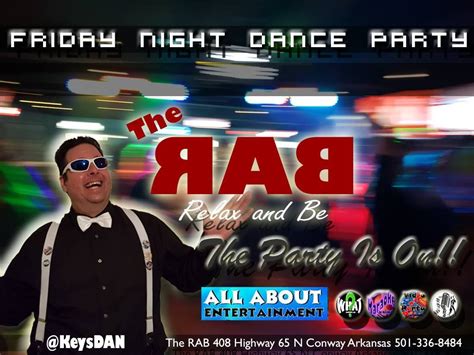 The Rab KeysDAN Friday Night Karaoke Dance Party, The Rab, Conway, 13 ...