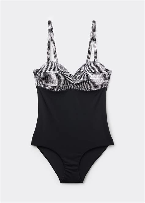 Slimming Swimsuit Black Dots - One-piece swimsuits - Calzedonia